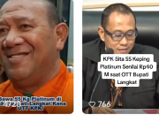 KPK Obrak-abrik Mobil Bupati Langkat, Temukan Uang Miliaran dan Logam Platinum 55 Kilogram