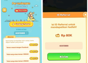 Cara Memasukkan Kode Undangan Puzzle Dog “40013888” Bonus 80K Koin