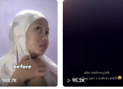 Geger Mukena Putih Coolmax Viral di TikTok, Netizen Berburu Link Video Aslinya