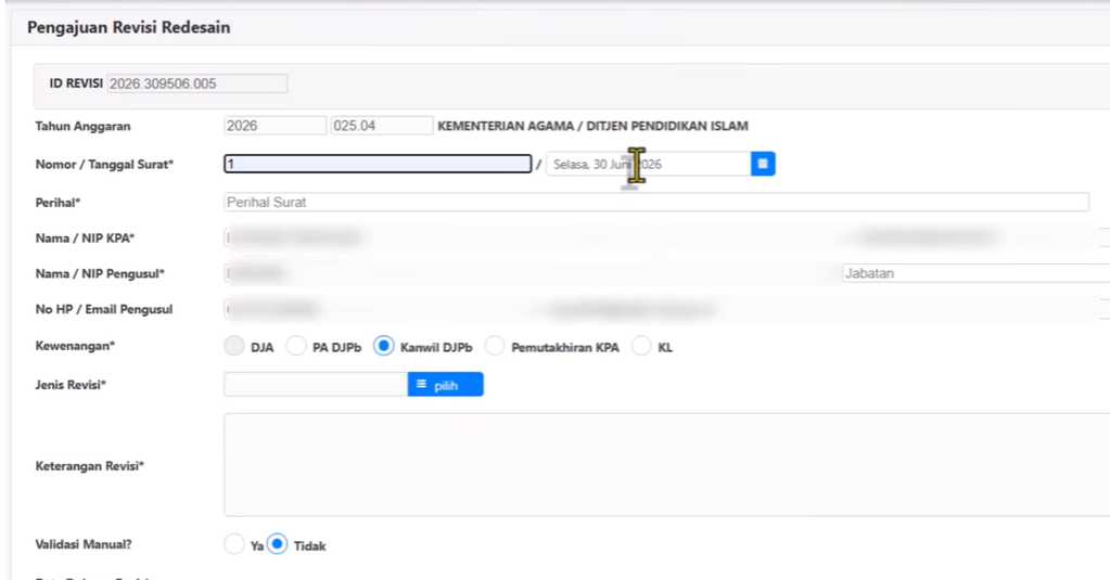 Update SAKTI 2026! Cara Mengajukan Revisi Redesain Halaman III DIPA dan Pemutakhiran KPA Tanpa Ribet