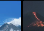 Merapi Siaga! Rentetan Empat Kali Erupsi Beruntun Guncang Perbatasan Yogyakarta Jawa Tengah