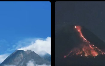 Merapi Siaga! Rentetan Empat Kali Erupsi Beruntun Guncang Perbatasan Yogyakarta Jawa Tengah