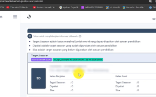 Cara Cek Target Sasaran dan Kuota Pengusulan PIP Sekolah di SIPINTAR 2026 / Dapodik