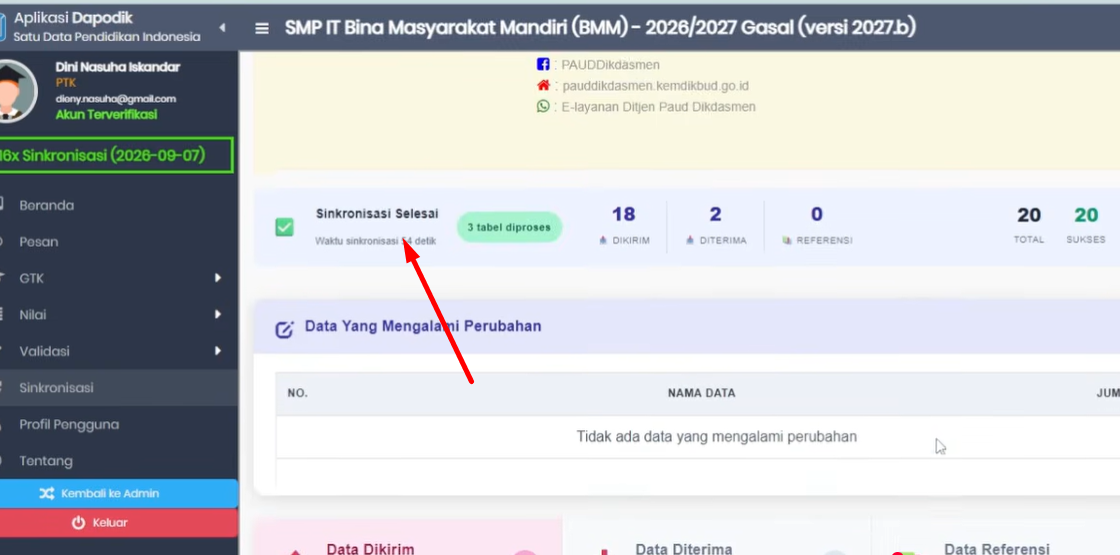 Cara Sinkronisasi Dapodik 2027.b Hingga Berhasil dan Solusi Sesi Kadaluarsa