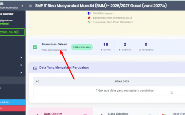 Cara Sinkronisasi Dapodik 2027.b Hingga Berhasil dan Solusi Sesi Kadaluarsa