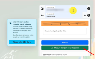 Cara Login Info GTK Versi 2027, Aktivasi 2FA, dan Solusi Login SSO Dapodik